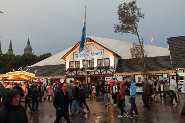 countless amount of beer tents and hundreds of fair ground rides